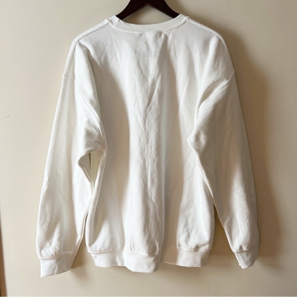 Like NEW Taylor Swift Speak Now Eras Crew Neck Sweatshirt White Size Large - Picture 6 of 6